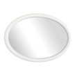 Uttermost Bali White Ribbed Oval Mirror