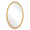 Uttermost Elstree Antique Brass Oval Mirror