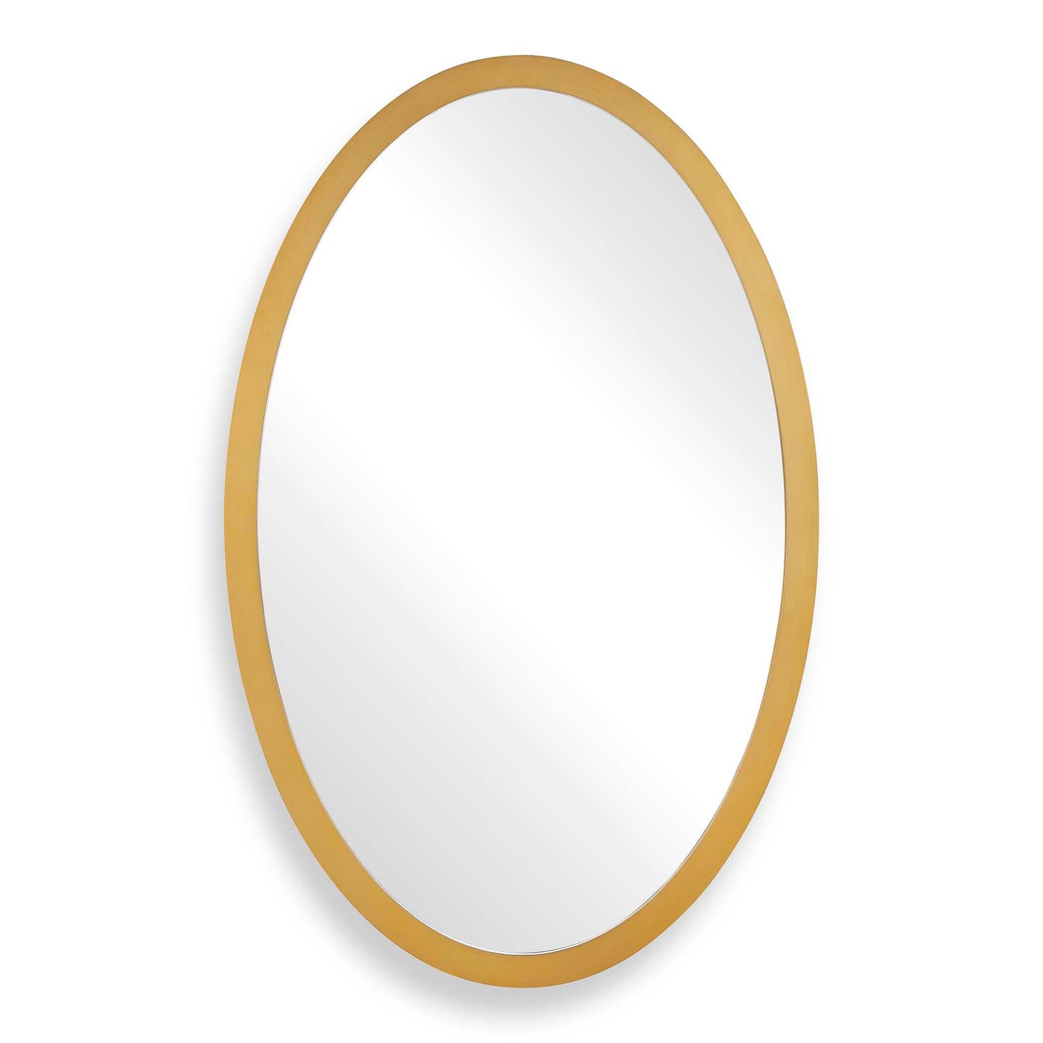 Uttermost Elstree Antique Brass Oval Mirror