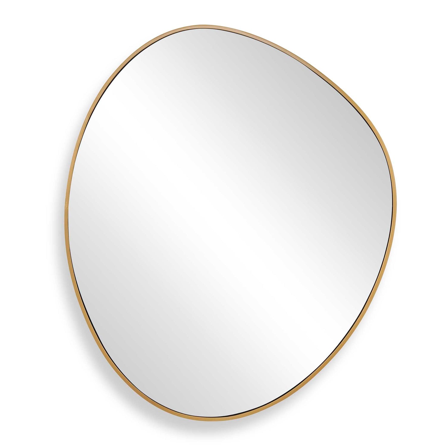 Uttermost Distort Antique Brass Mirror