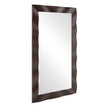 Uttermost Wrinkle Wavy Wood Mirror