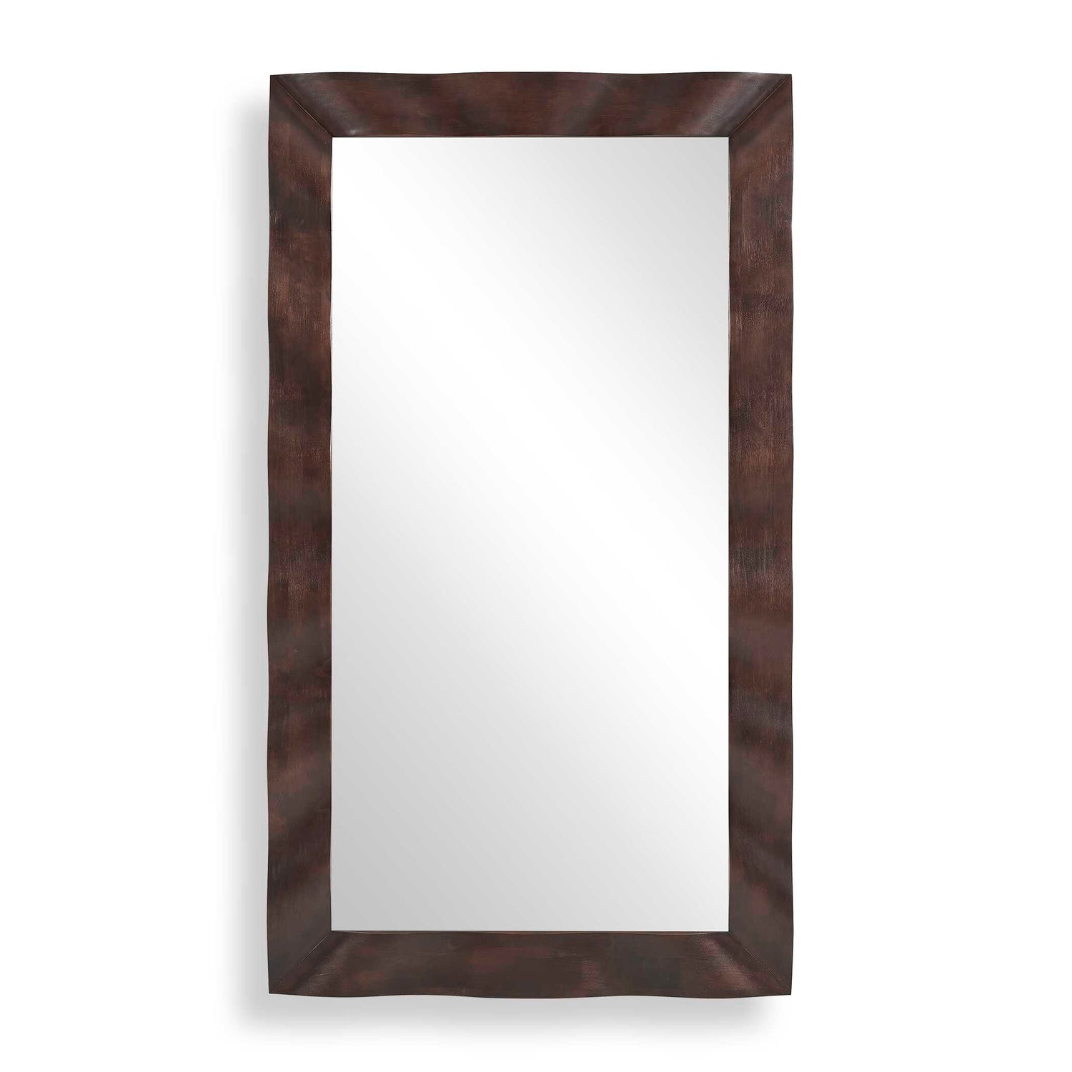 Uttermost Wrinkle Wavy Wood Mirror