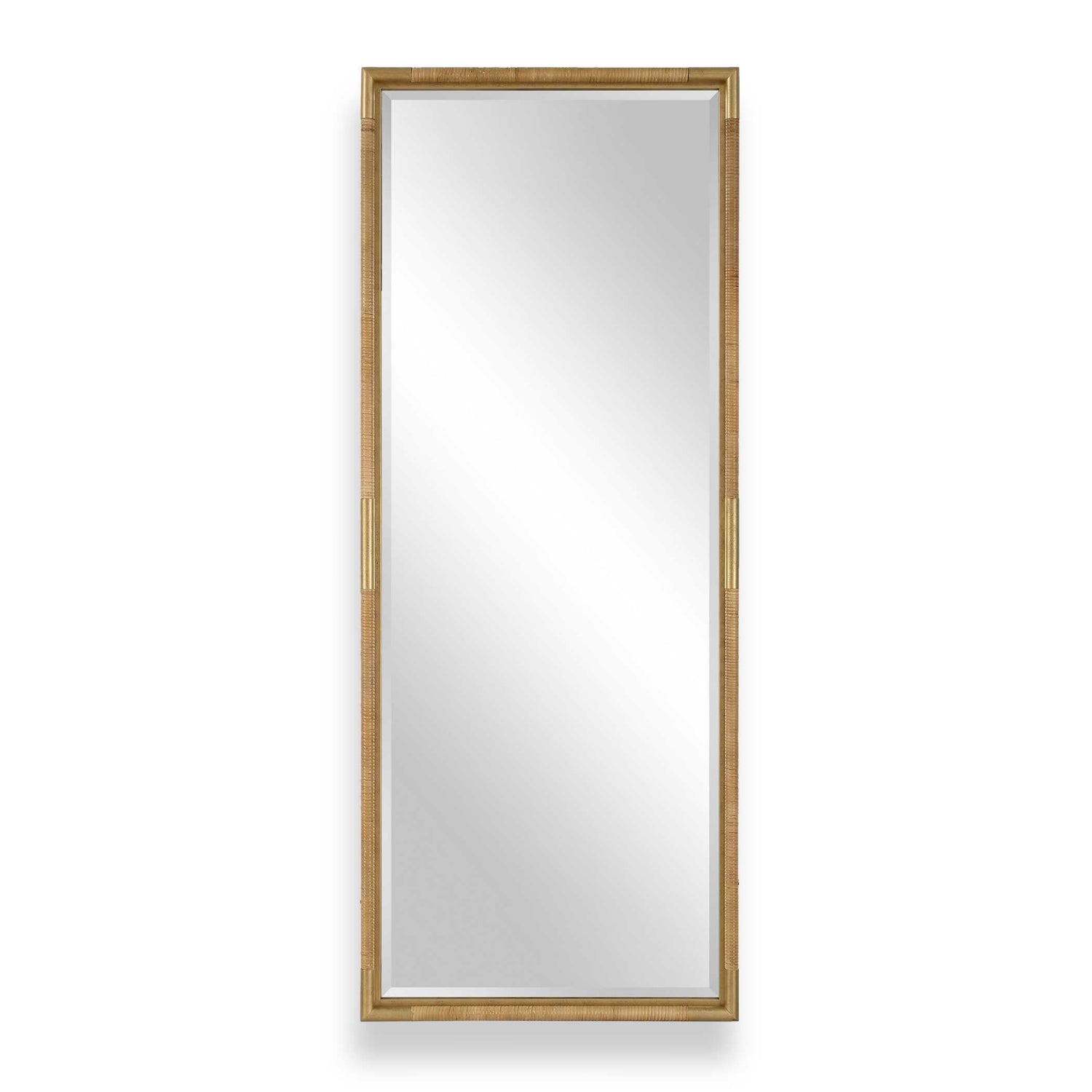 Uttermost Kampar Full Length Rattan Tall Mirror