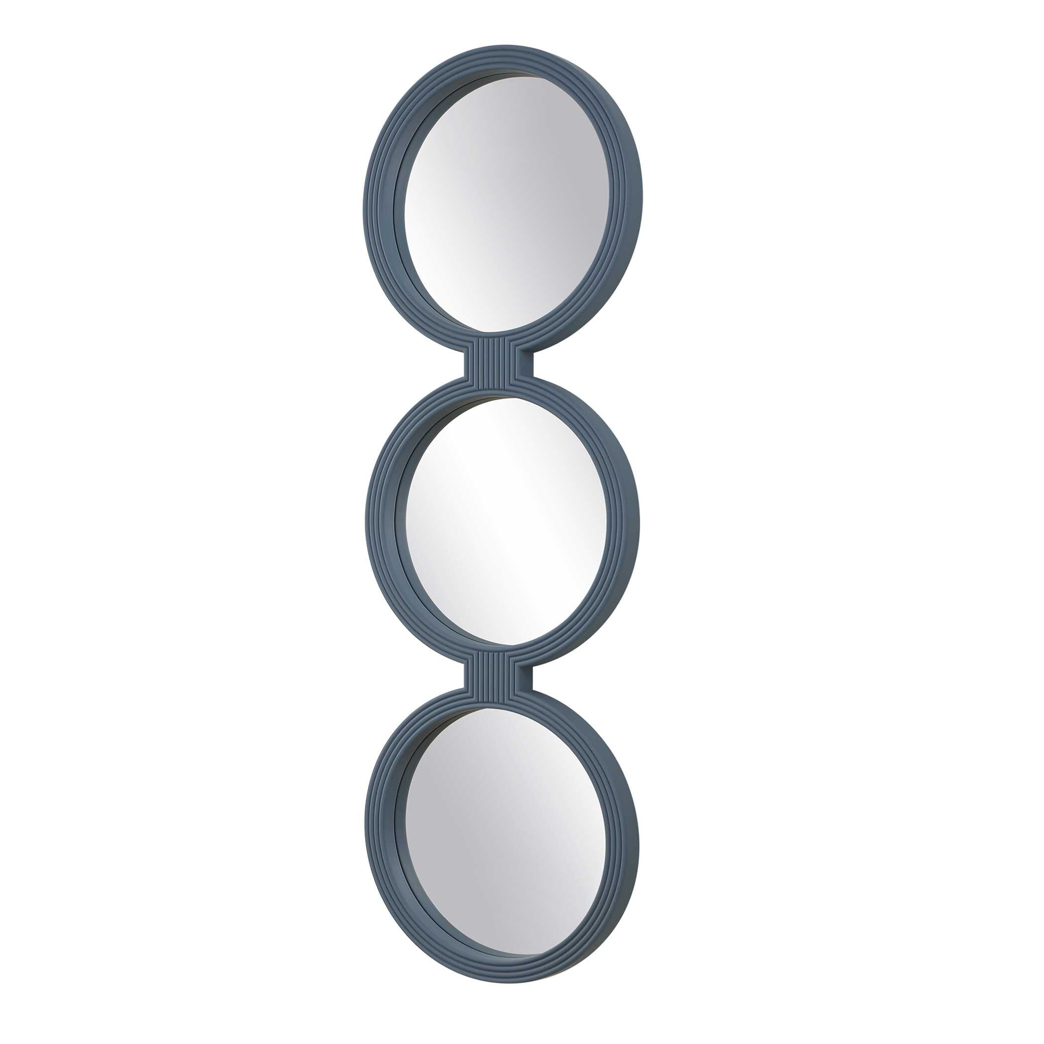 Uttermost Going In Circles Blue Gray Mirror