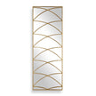 Uttermost Crossed Up Gold Full Length Mirror