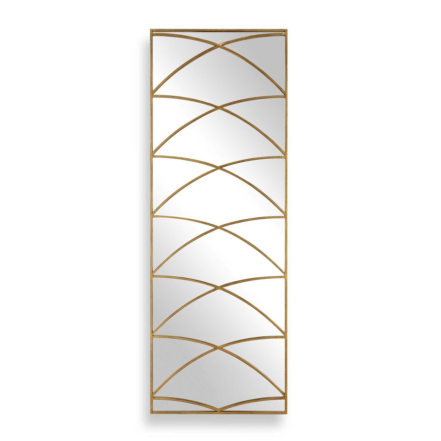 Uttermost Crossed Up Gold Full Length Mirror