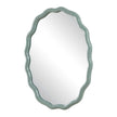 Uttermost Isly Robin's Egg Blue Oval Mirror
