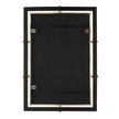 Uttermost Bach Walnut & Brass Rectangle Mirror