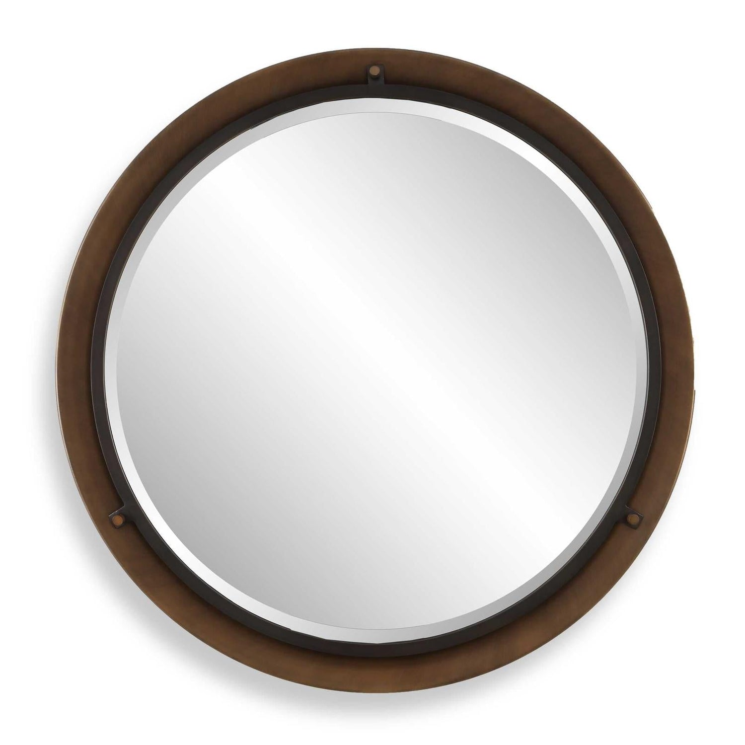 Uttermost Porthole Bronze Round Mirror