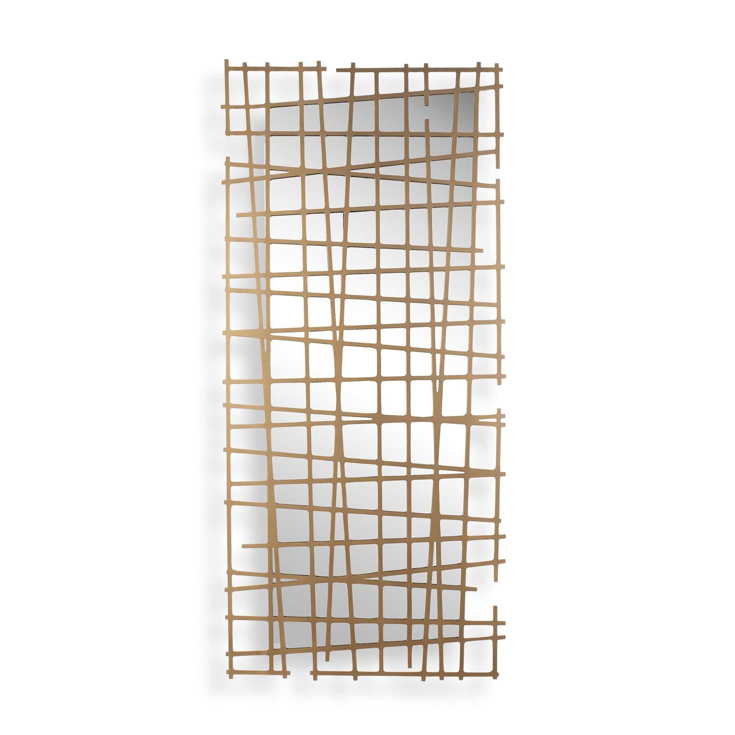 Uttermost Golden Intersection Mirrored Wall Decor