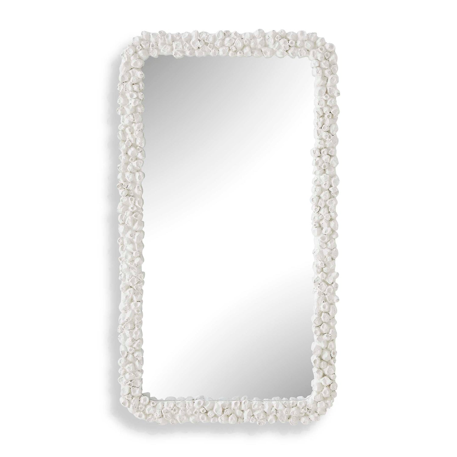 Uttermost Barnacle Rectangular White Mirror