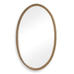 Uttermost Ellis Beaded Brass Oval Mirror