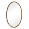 Uttermost Ellis Beaded Brass Oval Mirror