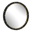 Uttermost Helia Brass Round Mirror