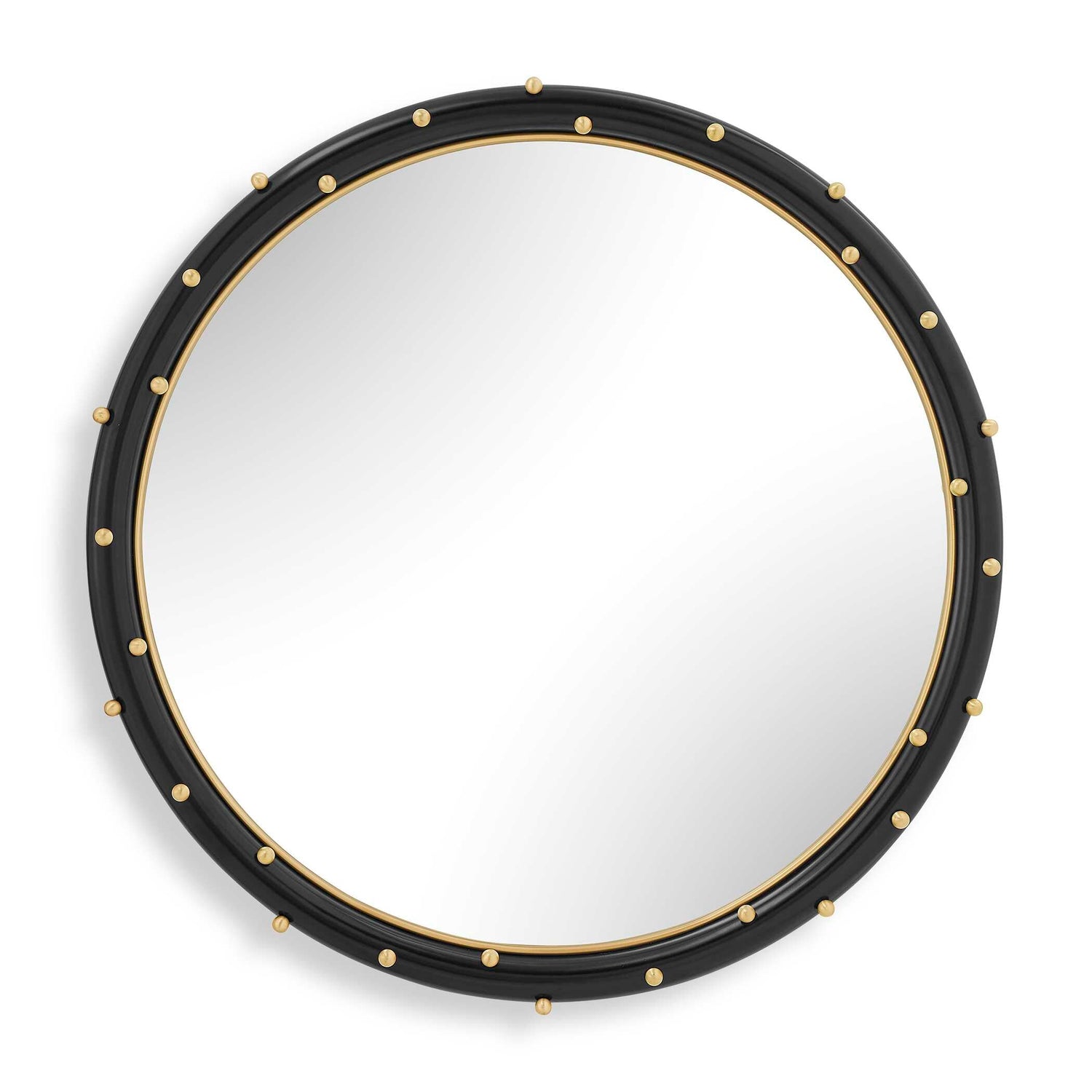 Uttermost Helia Brass Round Mirror