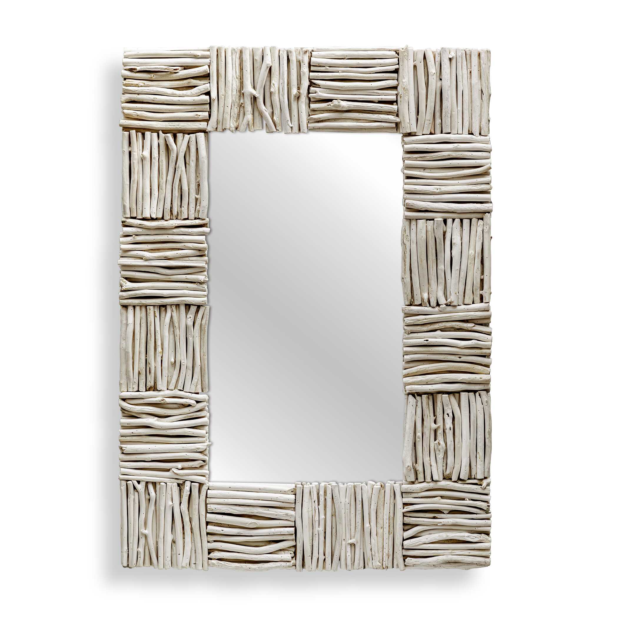 Uttermost Lathey Teak Mirror