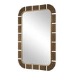 Uttermost Segment Dark Bronze Mirror