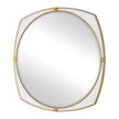 Uttermost Estella White Round Mirror