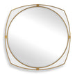 Uttermost Estella White Round Mirror