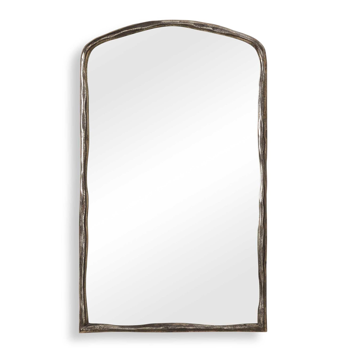 Uttermost Hammered Antique Nickel Arch Mirror