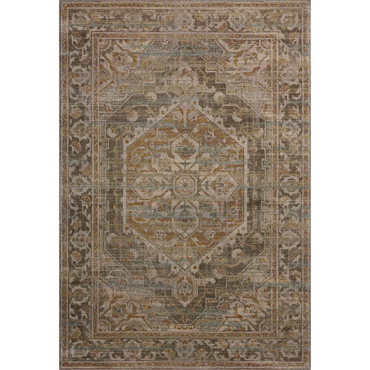 Magnolia Home Mona MOA-01 Rug Bark / Sunrise DC10