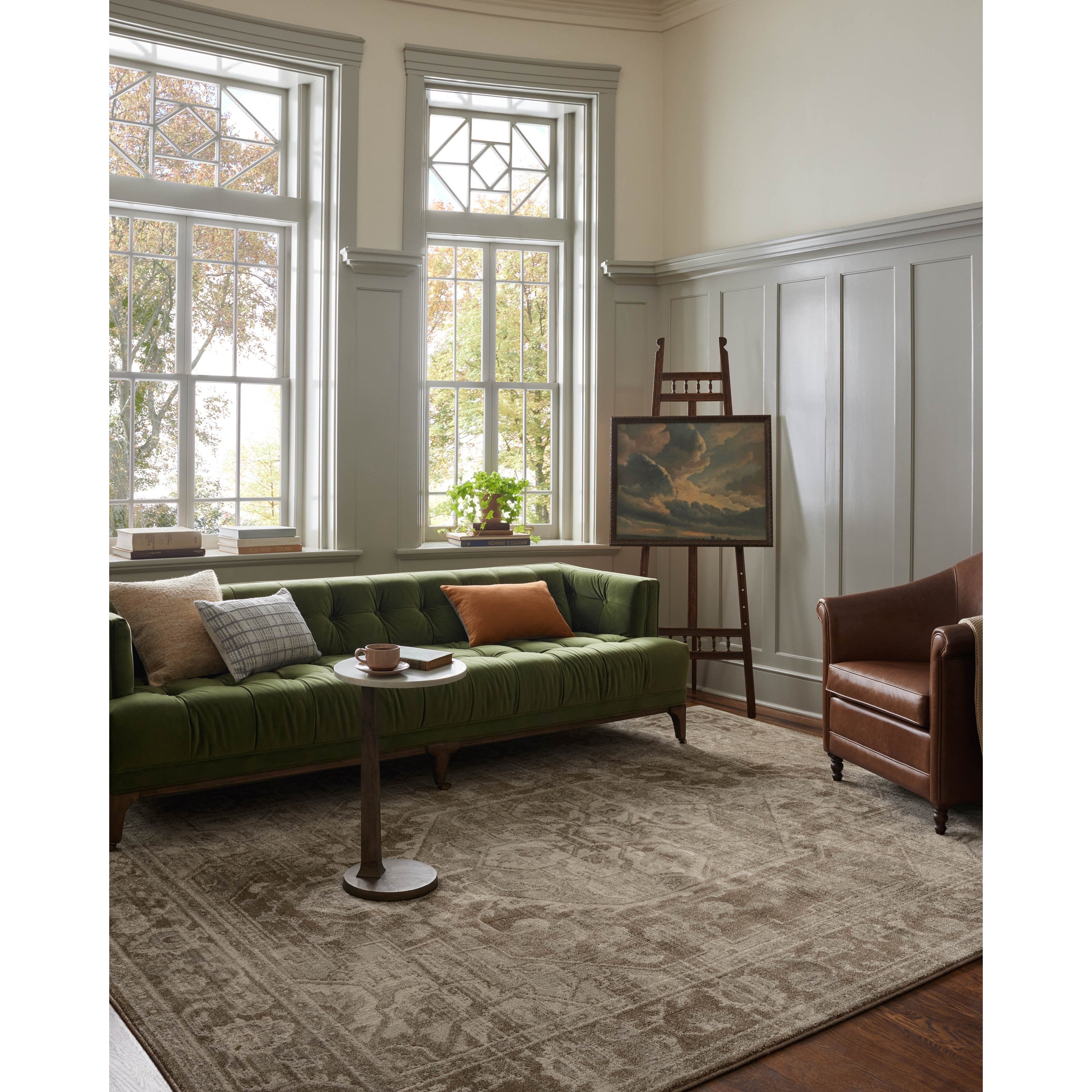 Magnolia Home Mona MOA-01 Rug Cocoa / Stone