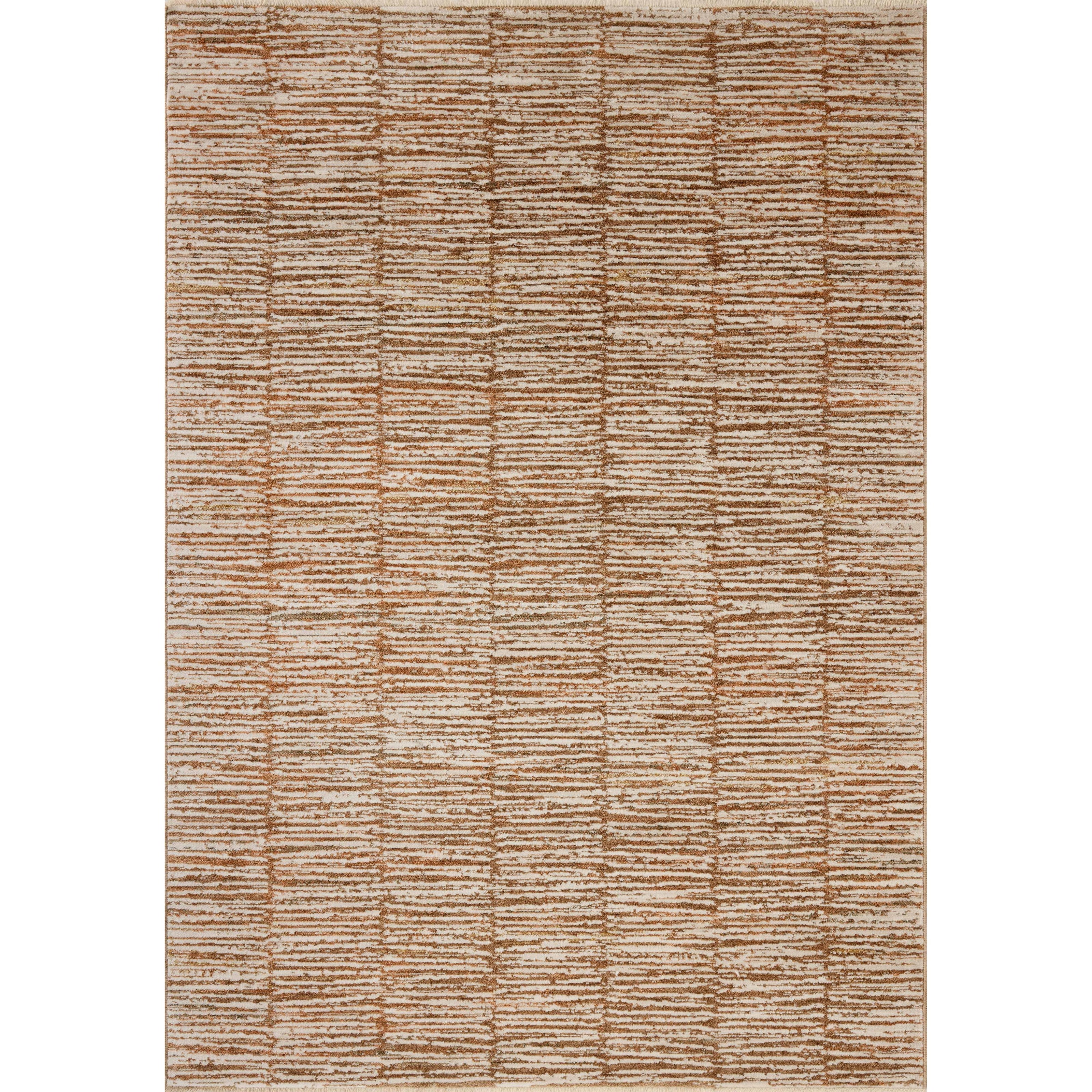 Loloi II NEL-01 Terracotta / Ivory Rug DC10