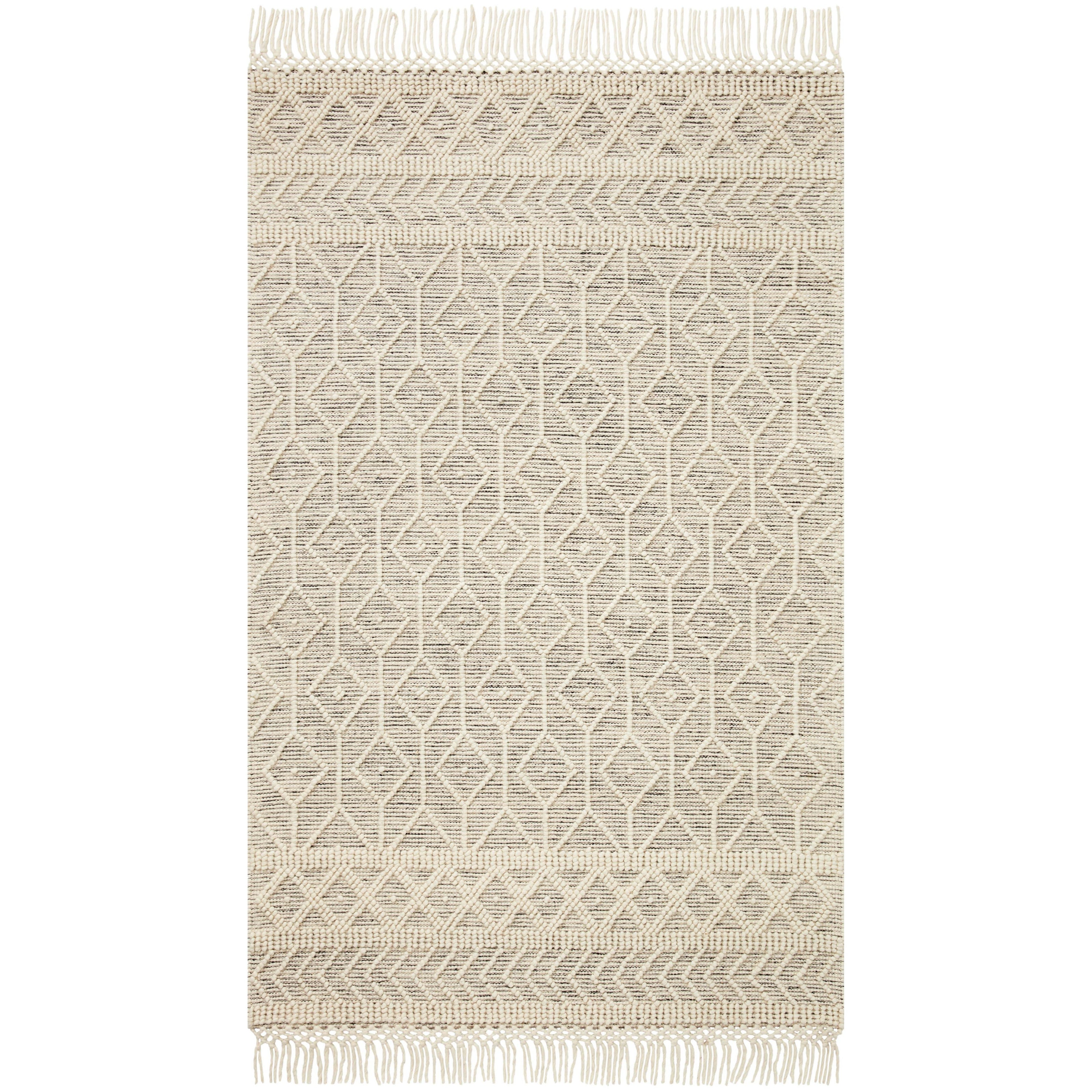 Loloi II Noelle NOE-02 Ivory / Black Rug