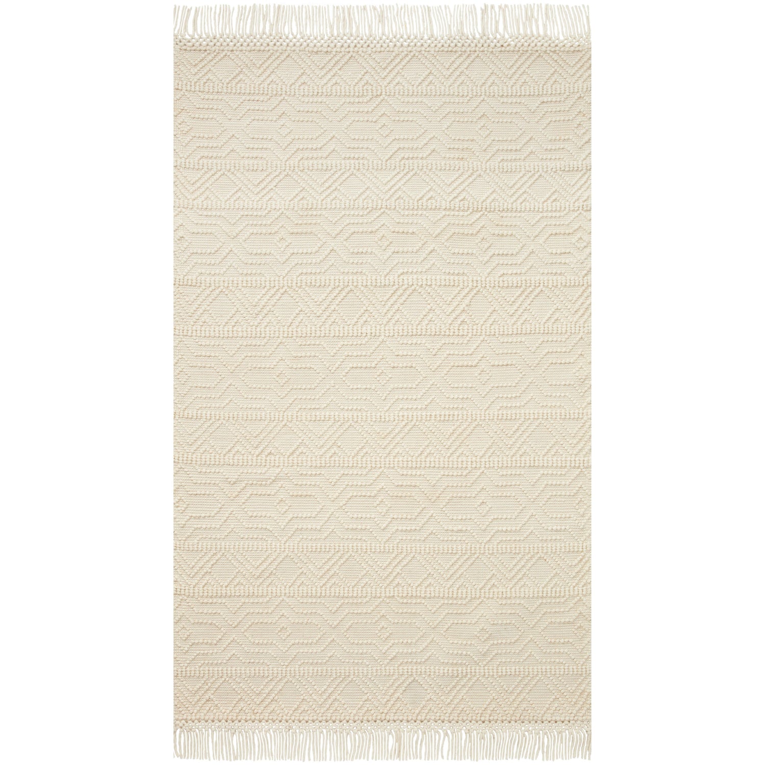 Loloi II Noelle NOE-04 Ivory / Ivory Rug
