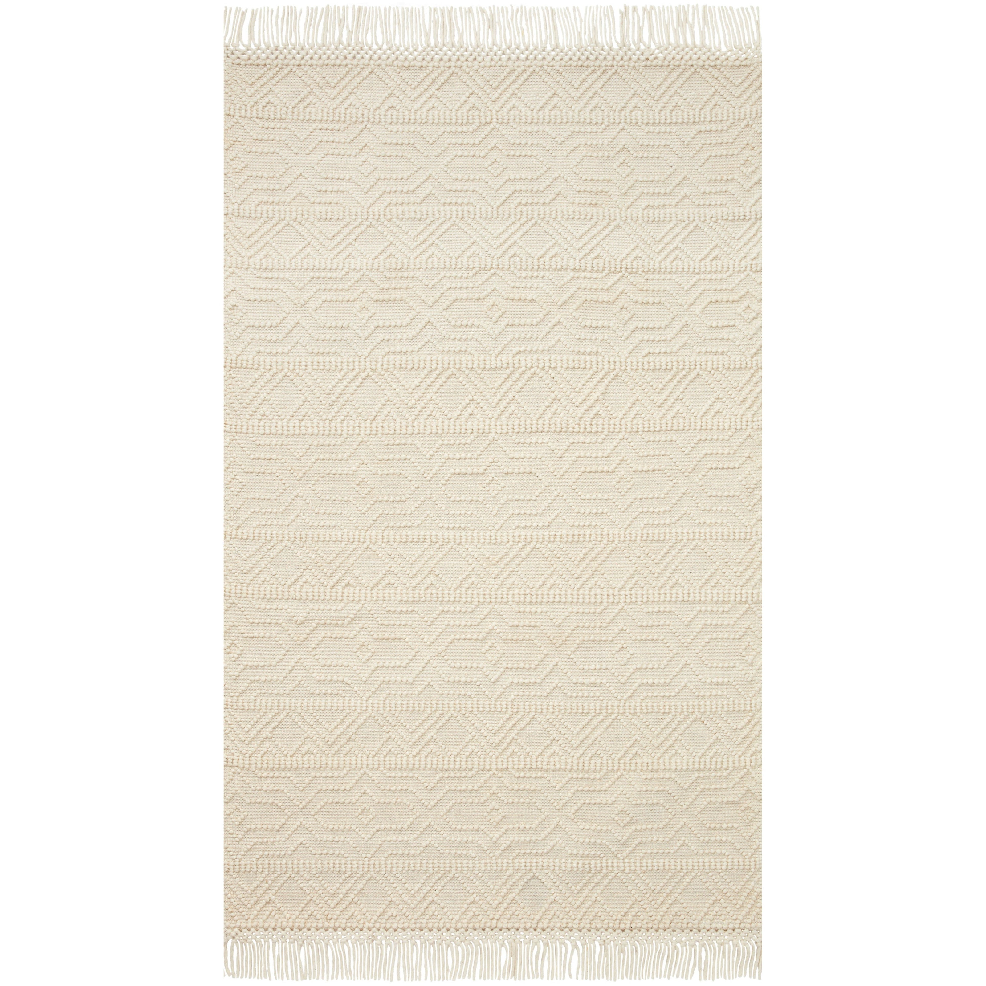 Loloi II Noelle NOE-04 Ivory / Ivory Rug