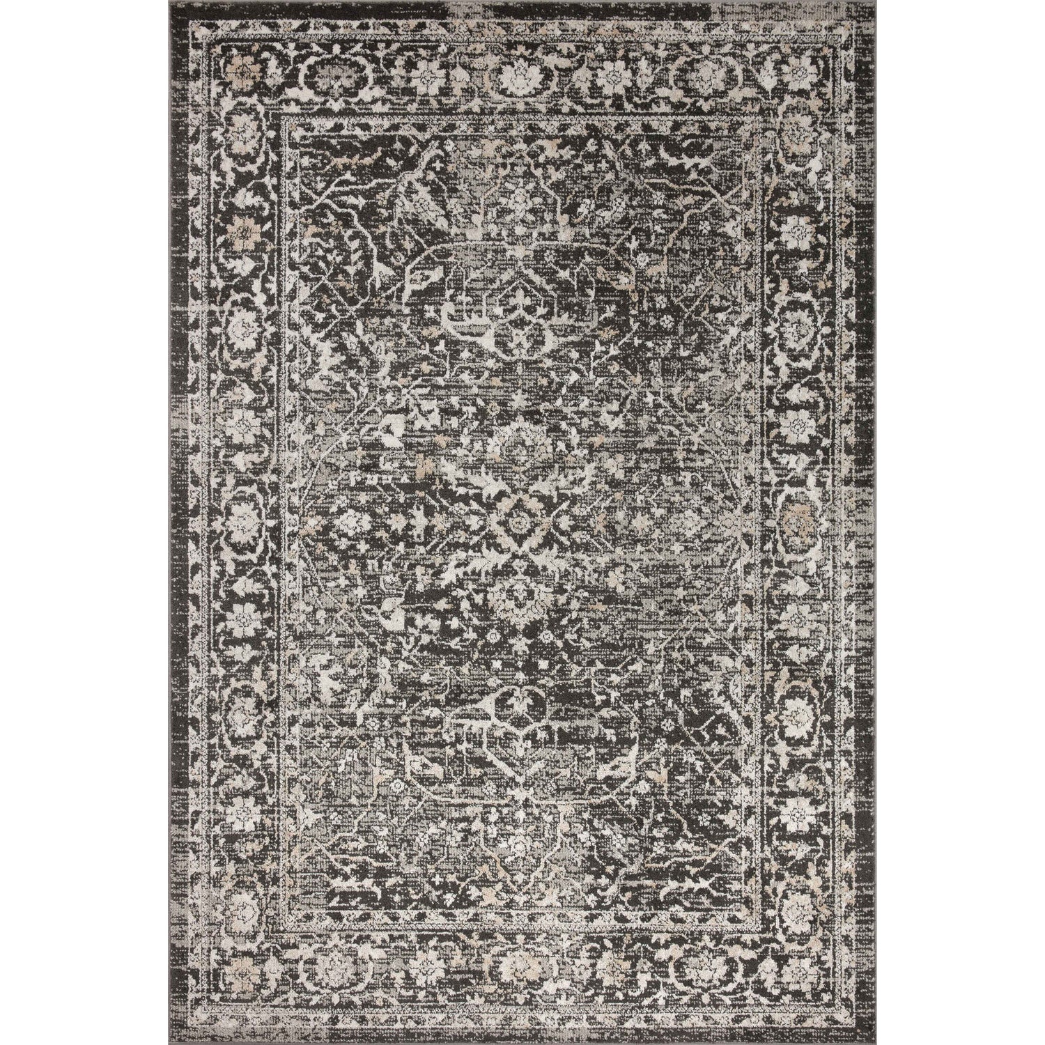 Loloi II Odette ODT-01 Charcoal / Silver Rug DC10