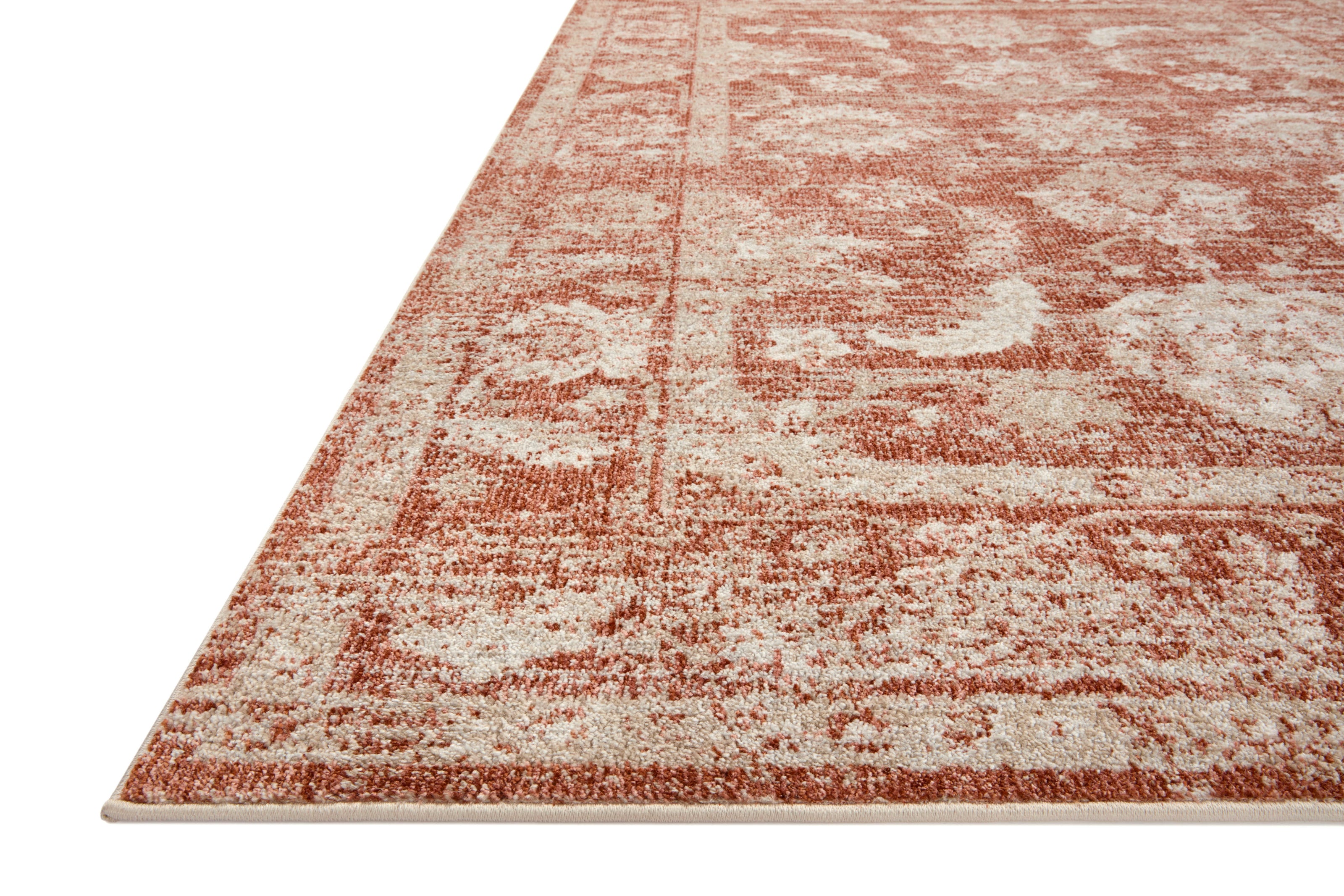 Loloi II Odette ODT-03 Rust / Ivory Rug DC10