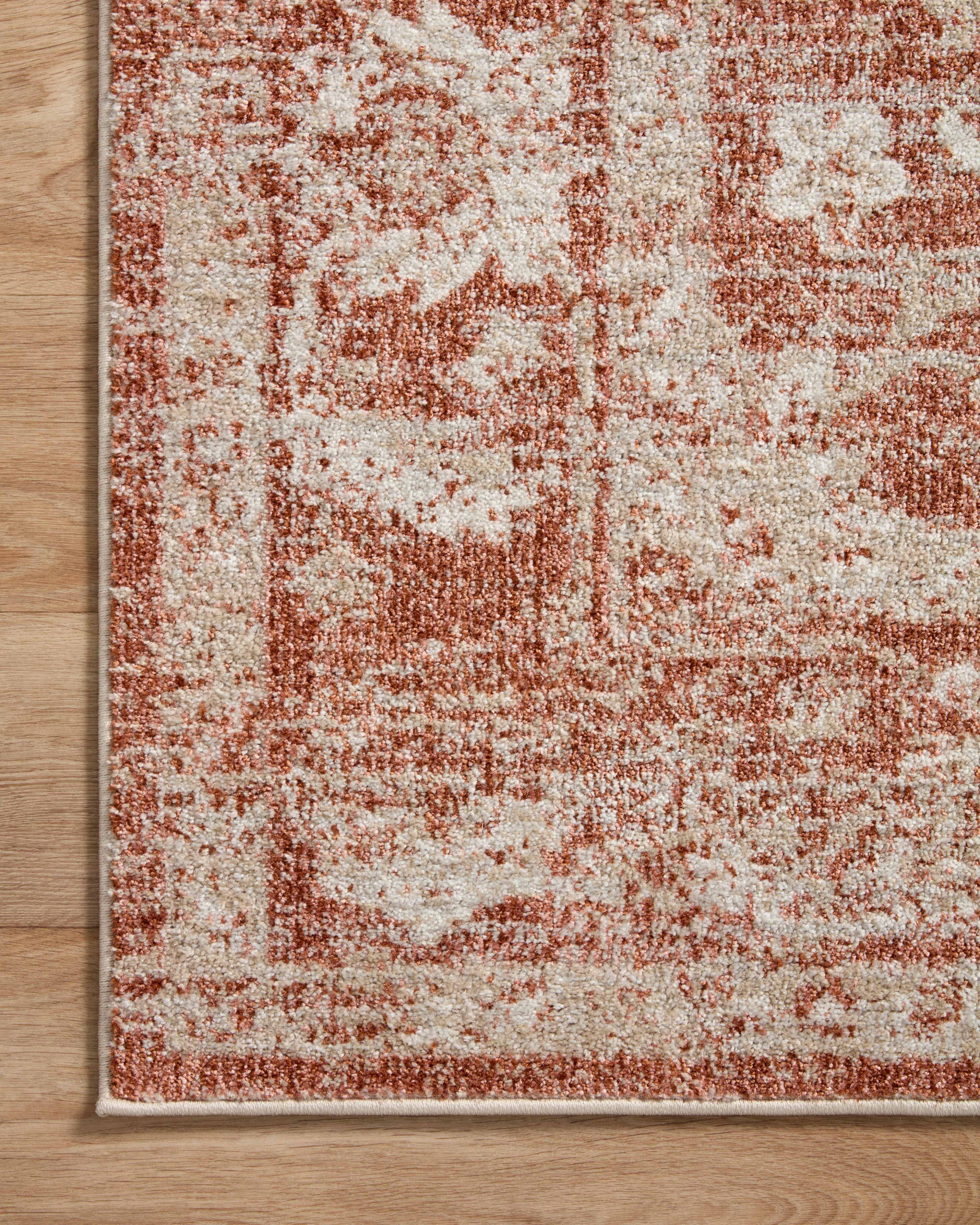 Loloi II Odette ODT-03 Rust / Ivory Rug DC10