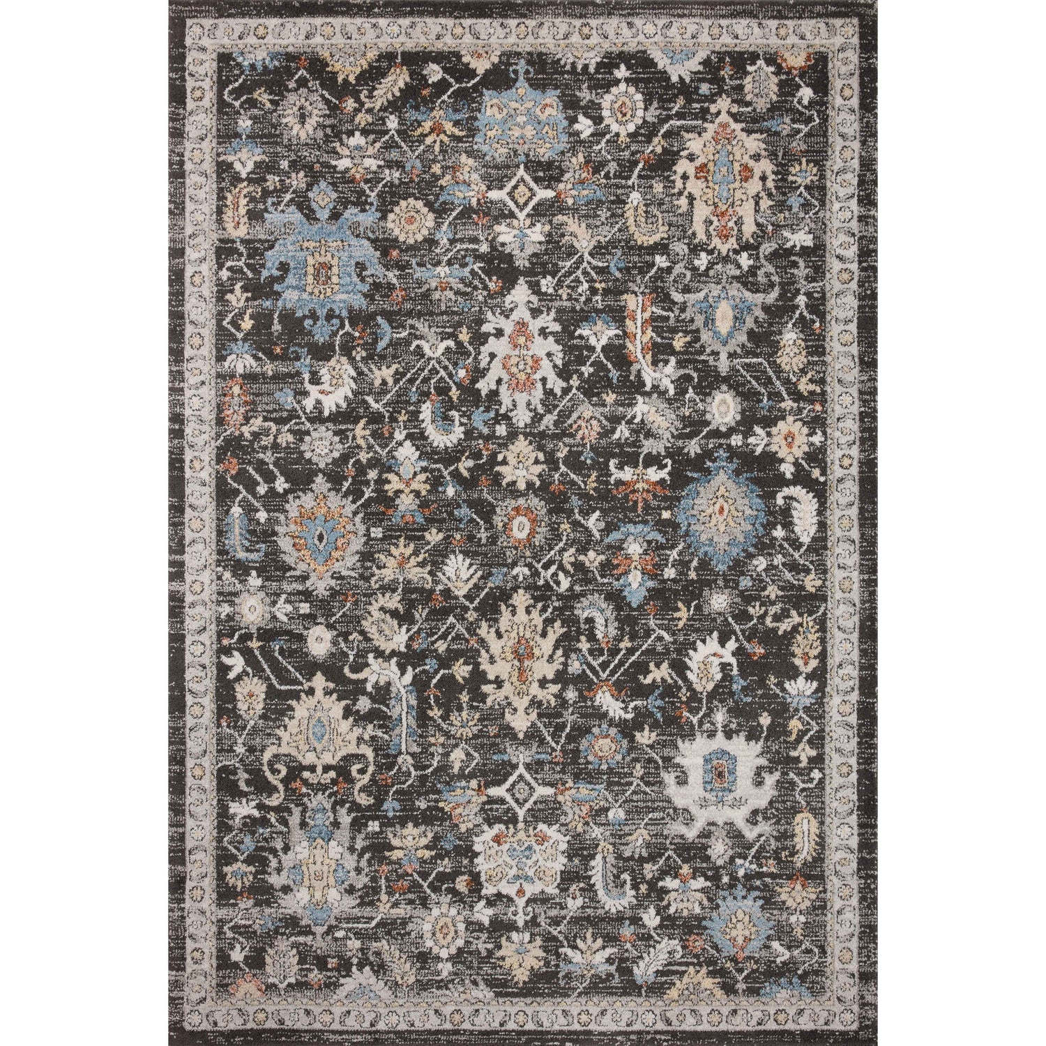 Loloi II Odette ODT-04 Charcoal / Multi Rug DC10