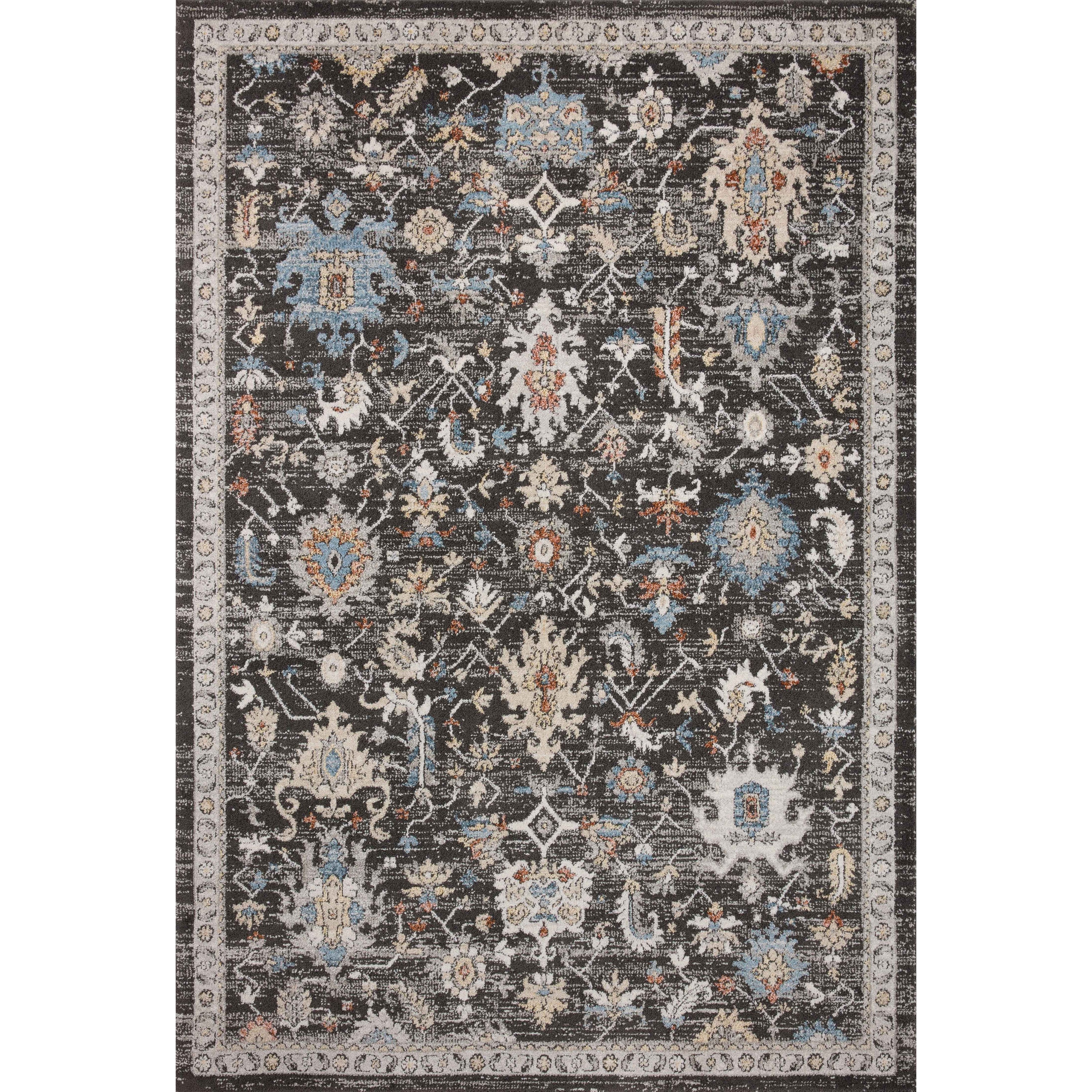 Loloi II Odette ODT-04 Charcoal / Multi Rug DC10