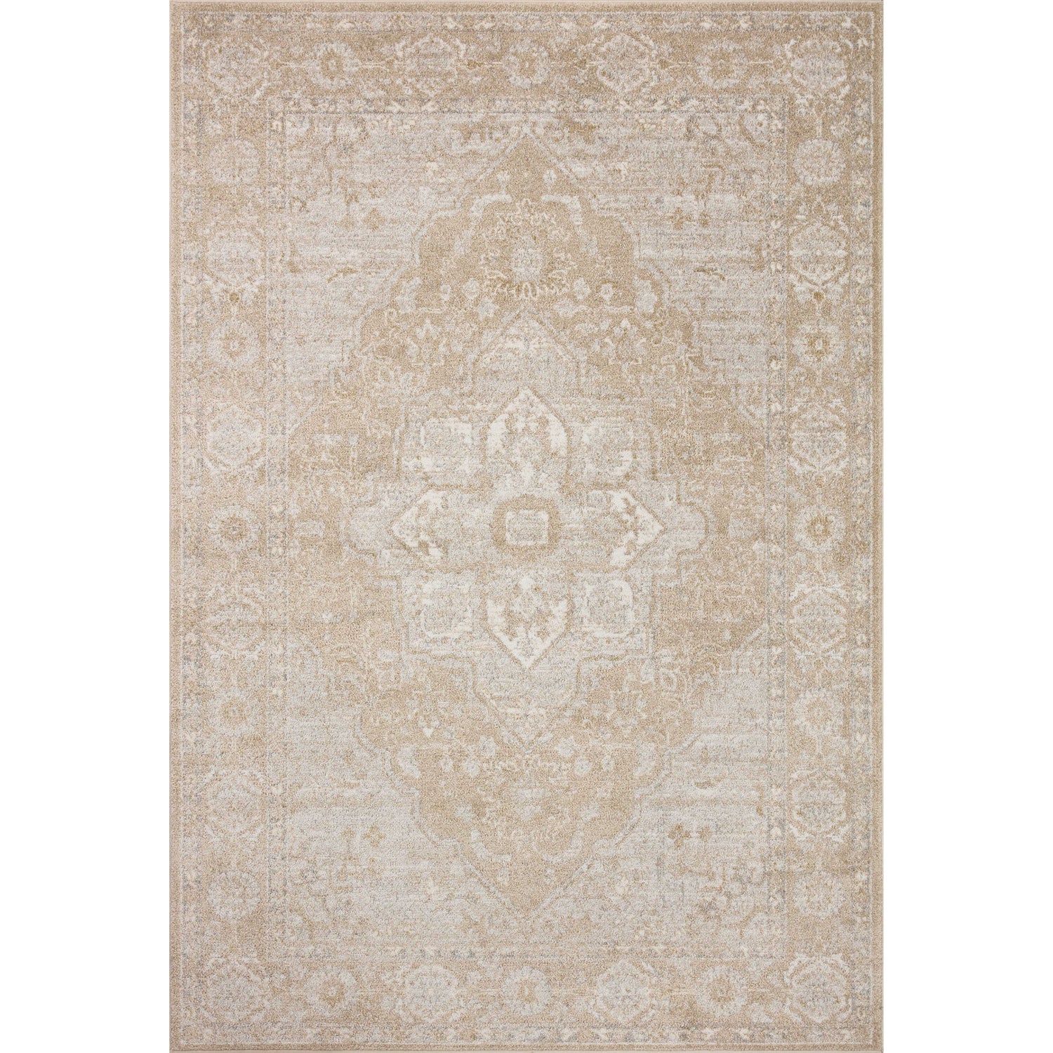 Loloi II Odette ODT-05 Beige / Silver Rug DC10