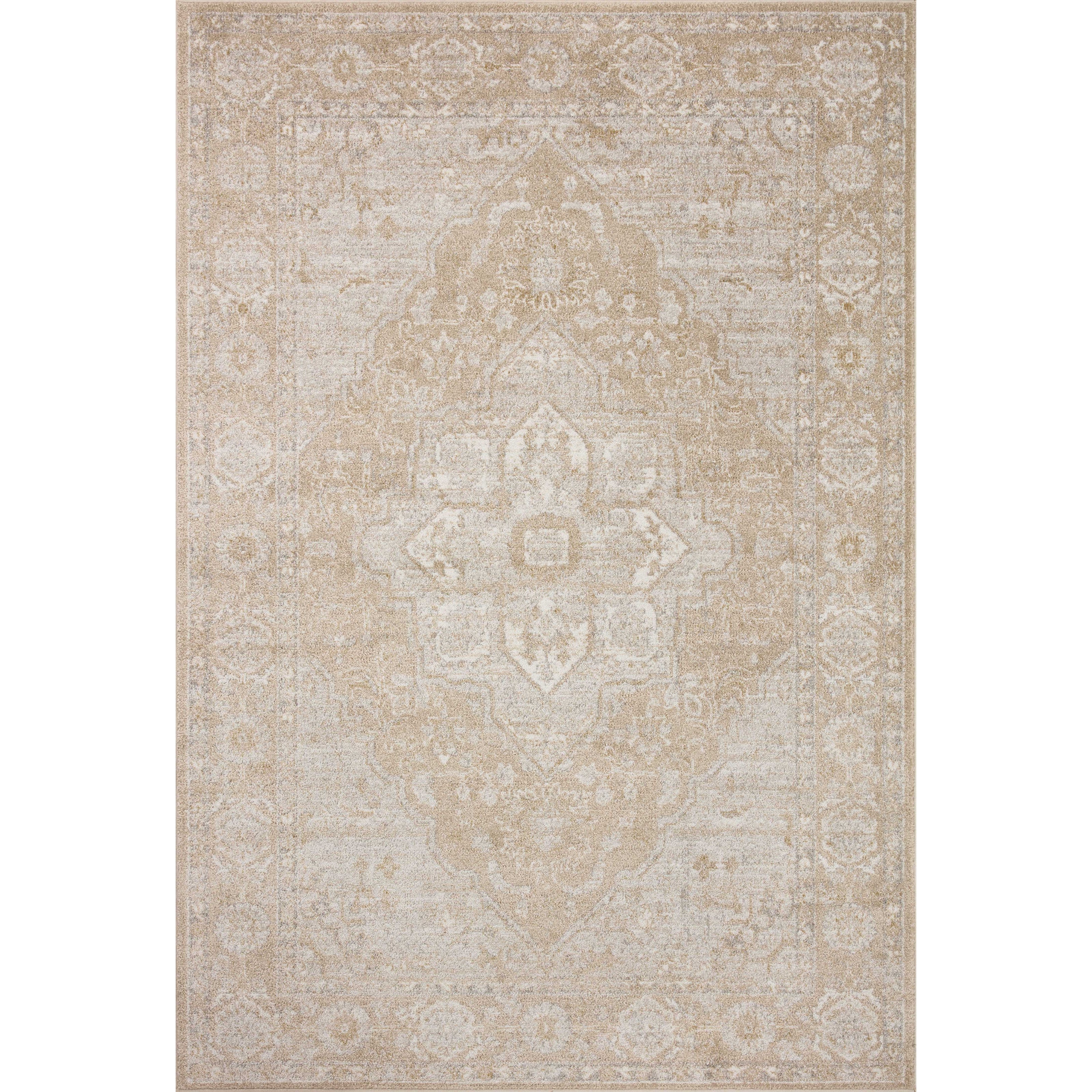 Loloi II Odette ODT-05 Beige / Silver Rug DC10