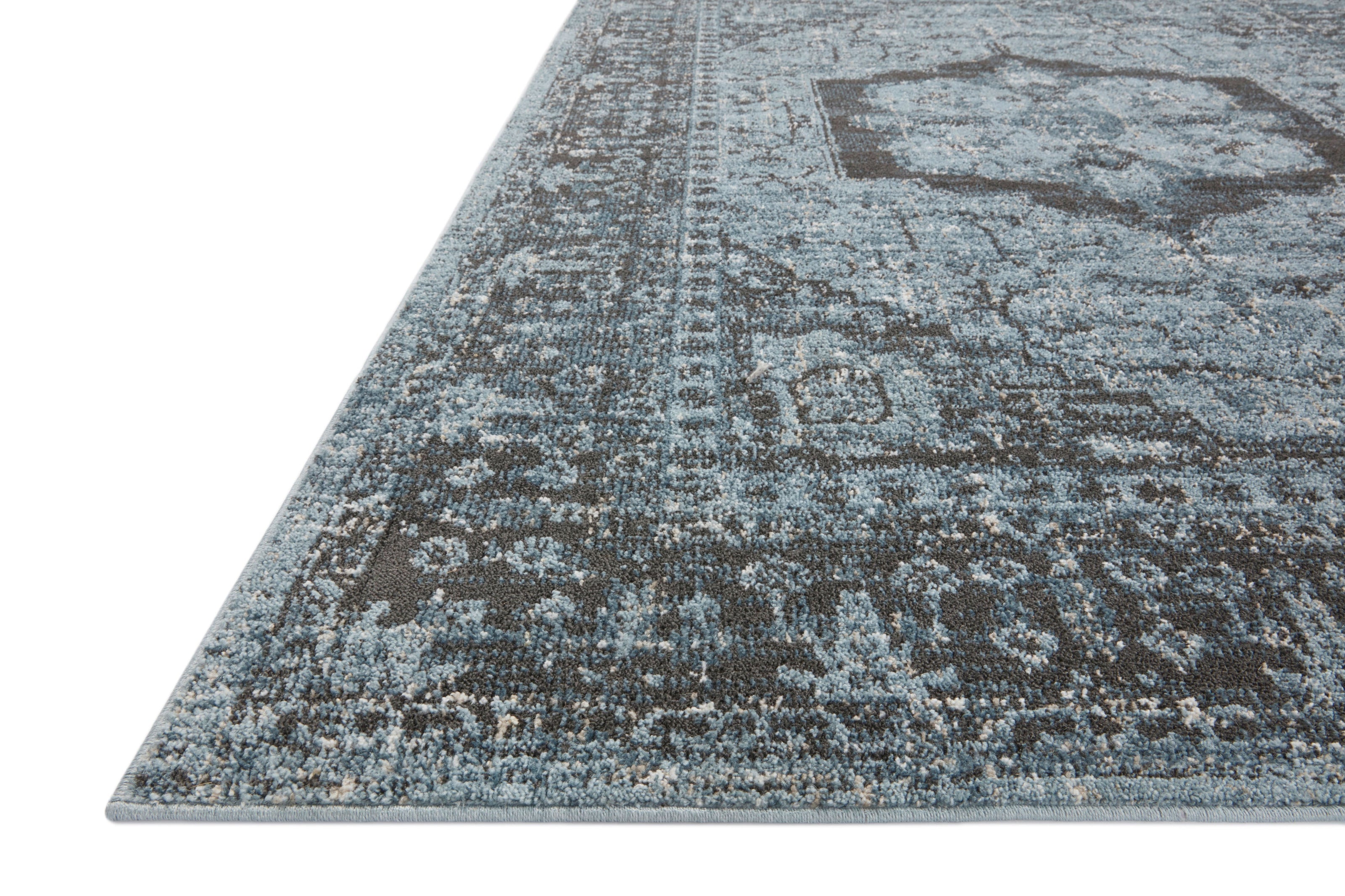 Loloi II Odette ODT-08 Sky / Charcoal Rug DC10