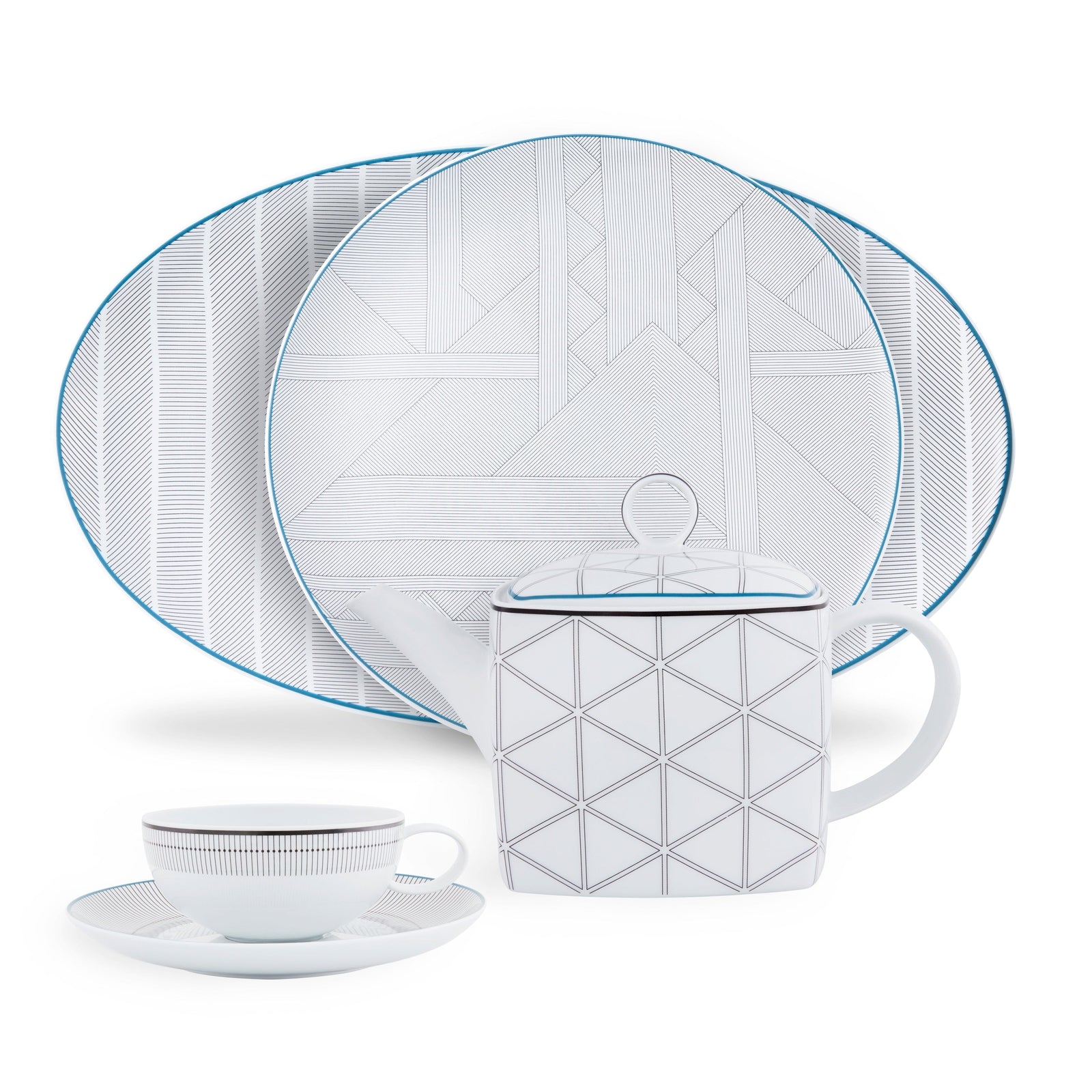 Vista Alegre Orquestra Bread And Butter Plate By David Raffoul and Nicolas Moussallem