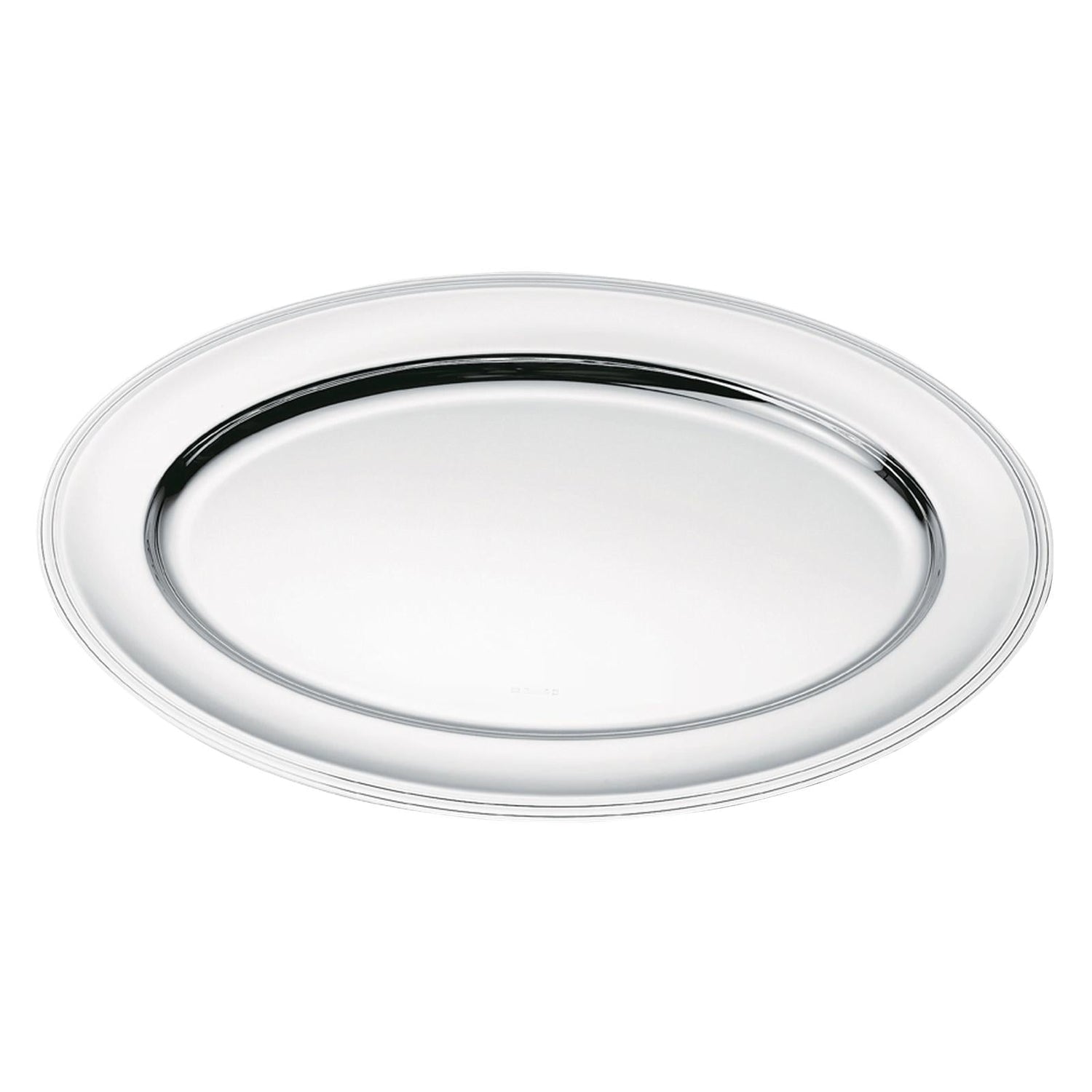 Christofle Albi Silver Plated Oval Platter 45 Cm