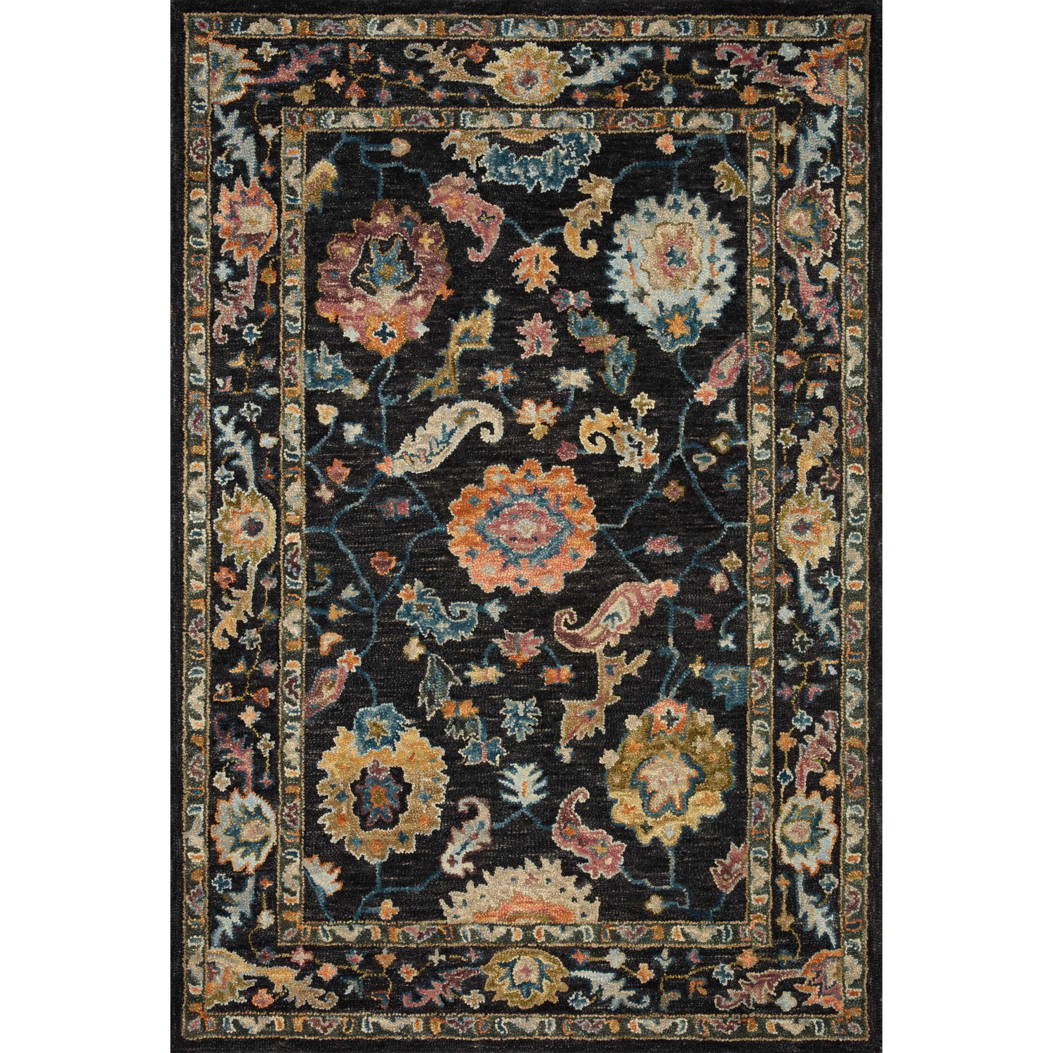 Loloi Padma PMA-01 Black / Multi Rug
