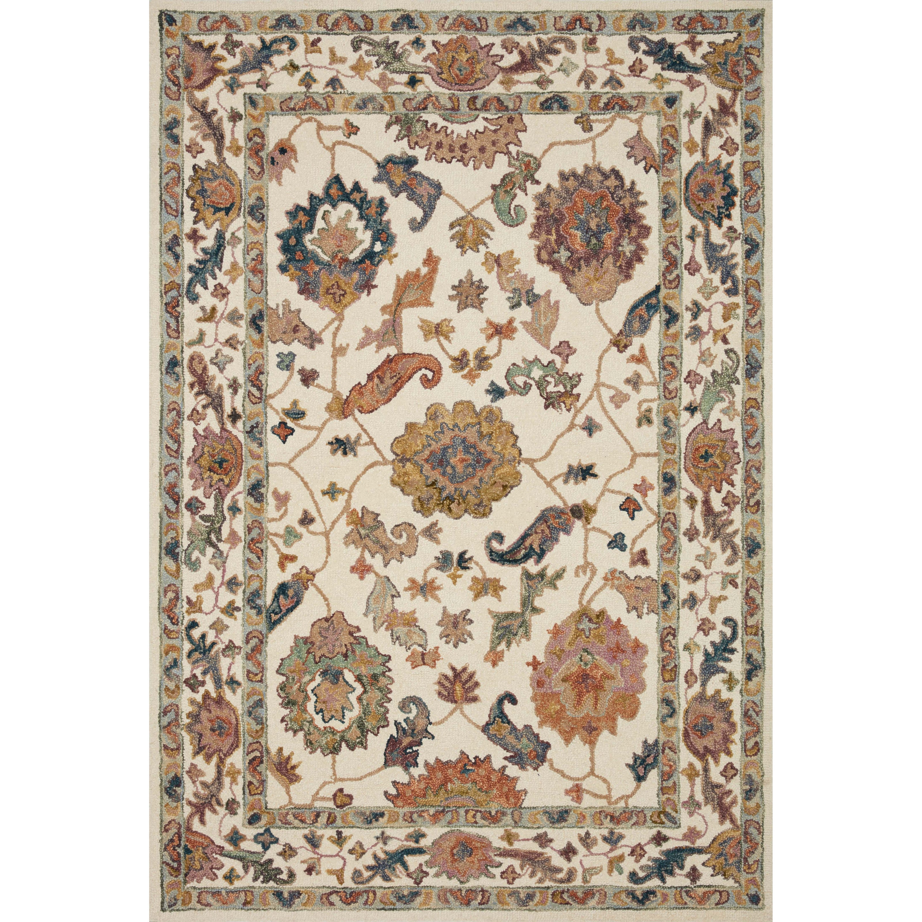 Loloi Padma PMA-01 White / Multi Rug