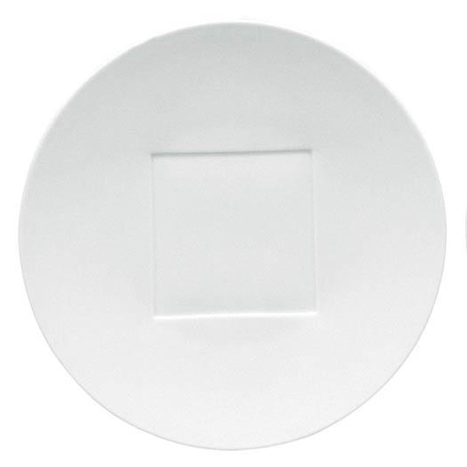 Raynaud Hommage Sablé Round Buffet Plate Square Center