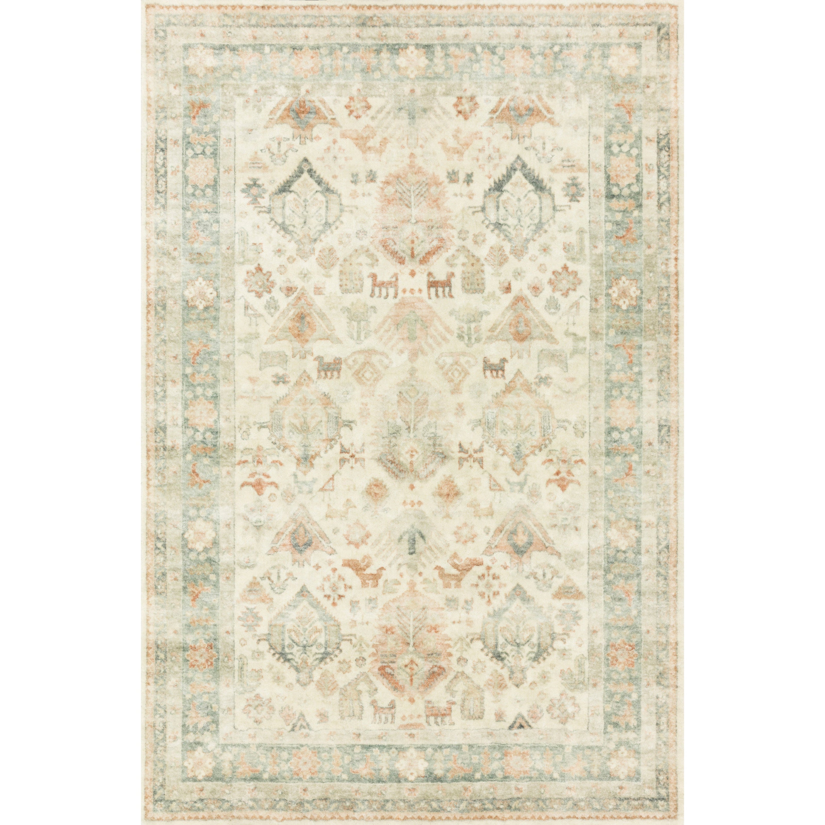 Loloi II Rosette ROS-01 Beige / Multi Rug