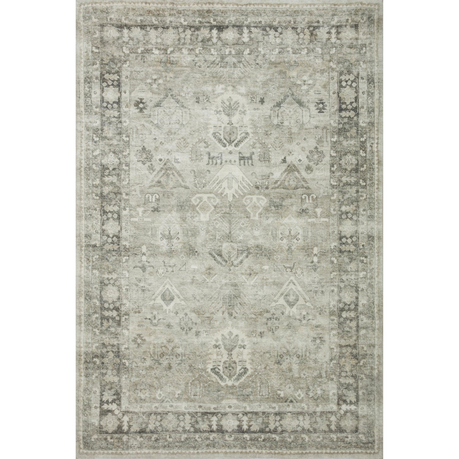 Loloi II Rosette ROS-04 Steel / Graphite Rug