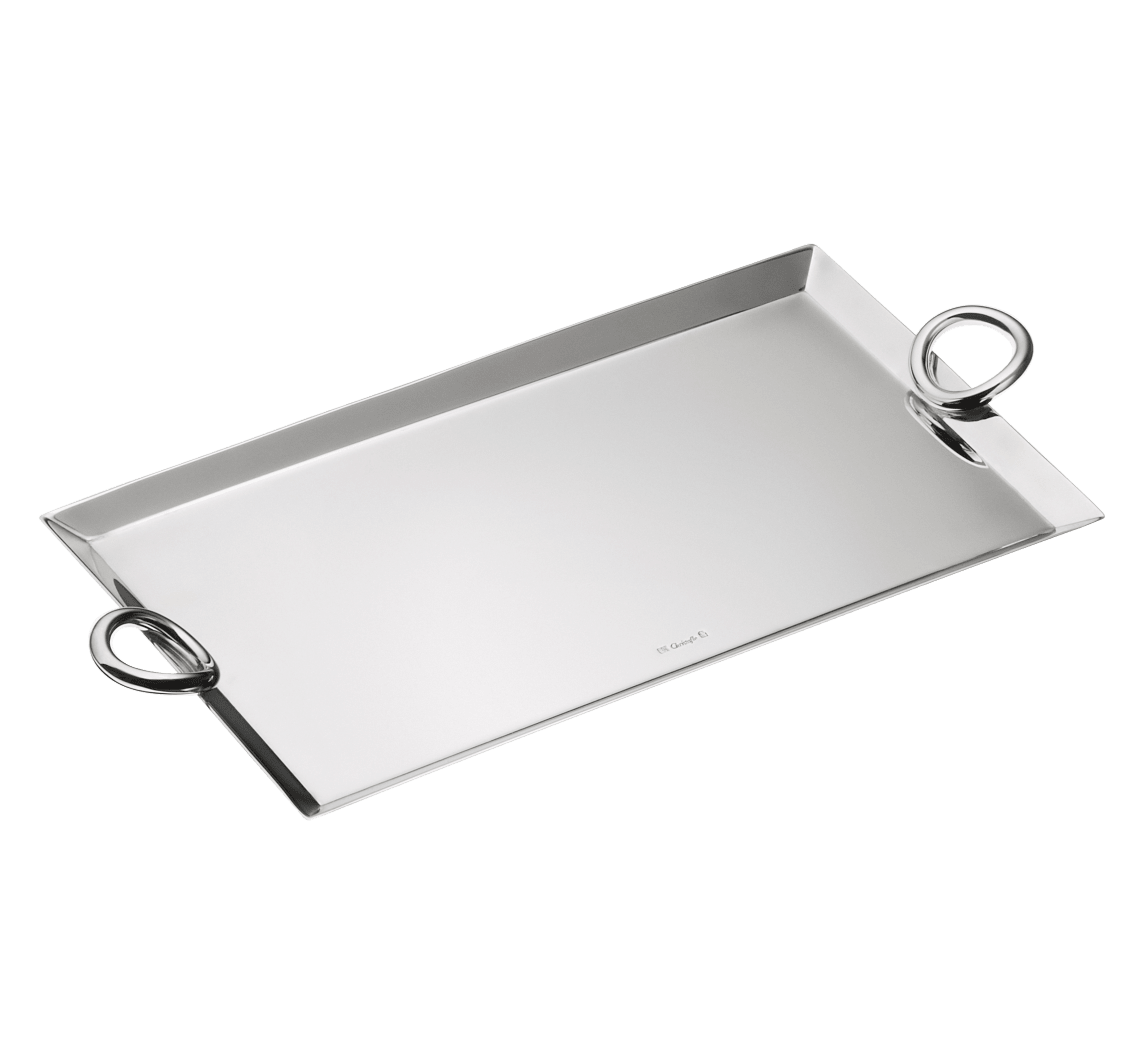 Christofle Vertigo Business Card Silver Plated Tray