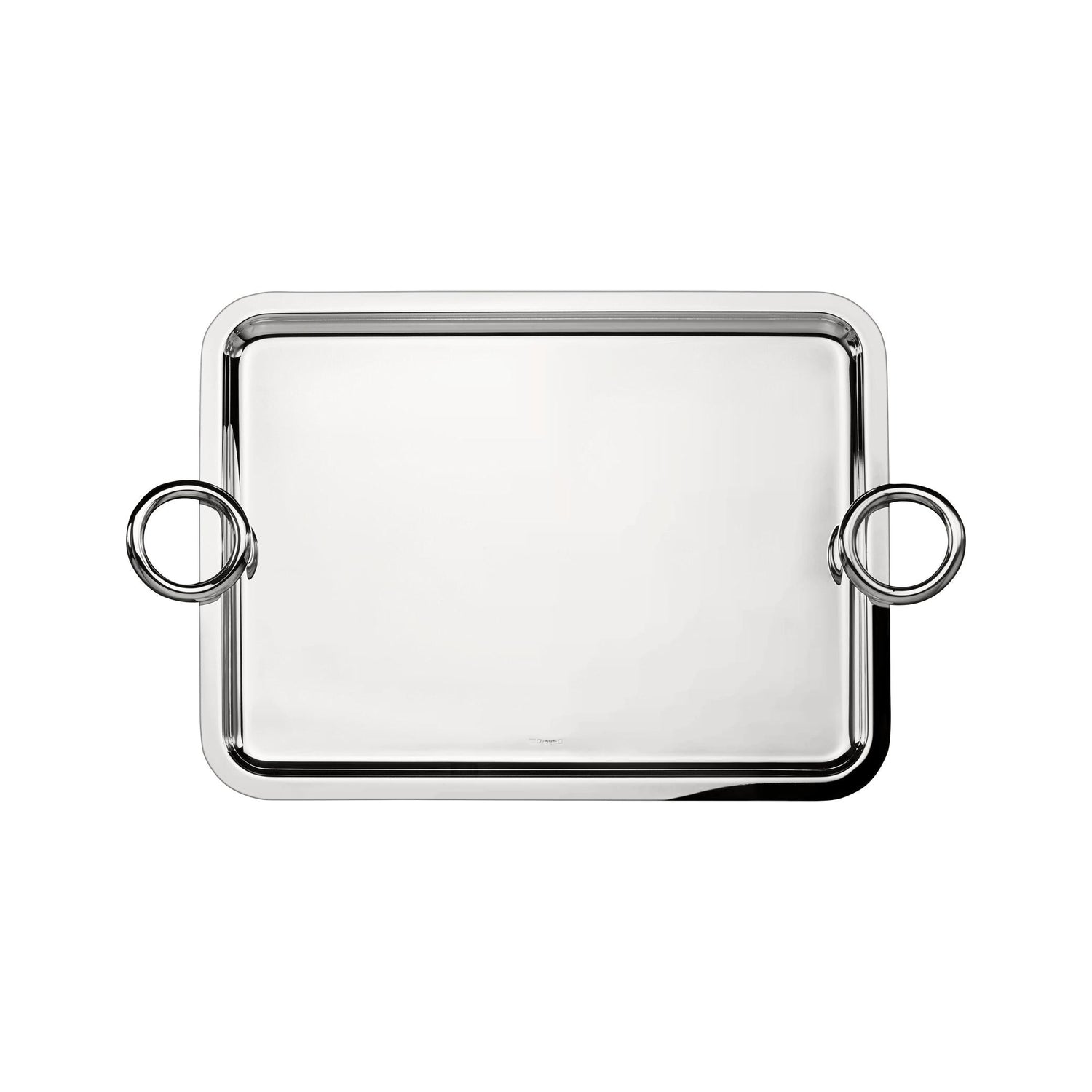 Christofle Vertigo Large Silver-Plated 16' x 12' Tray