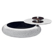 Christofle Perles Silver Plated Round Box