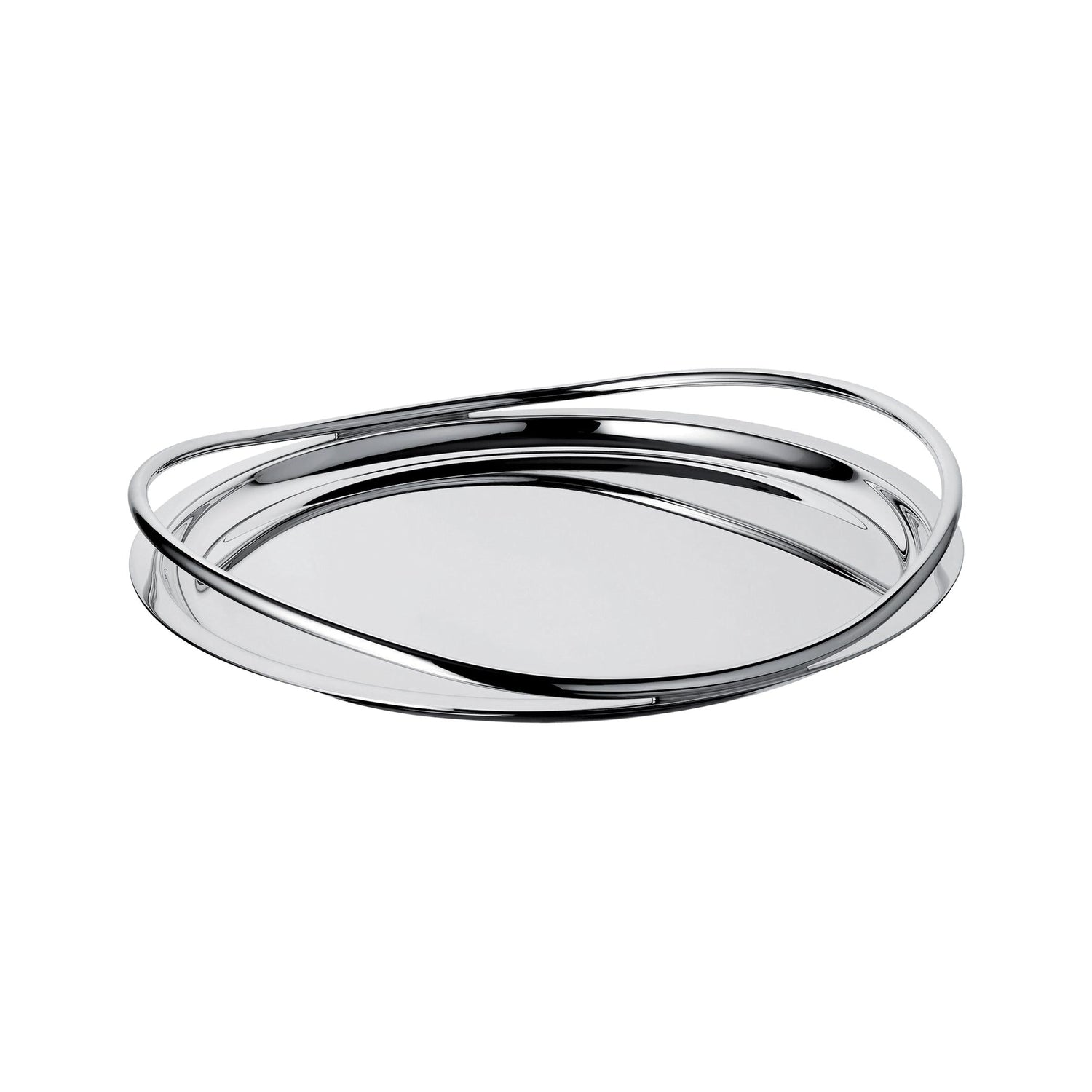 Christofle Vertigo Silver-Plated 15' Round Serving Tray