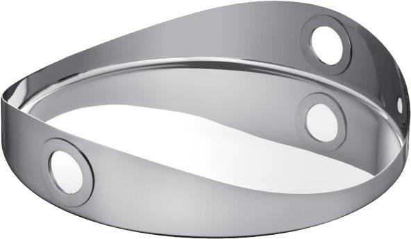 Christofle Oh De Christofle Stainless Steel Round Tray - 16 in